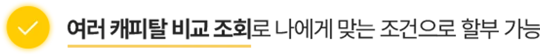 여러 캐피탈 비교 조회